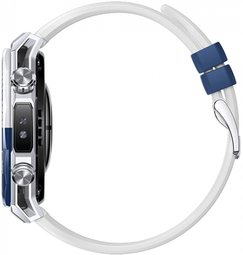 Смарт-часы HUAWEI WATCH Ultimate 2 (March-B29) Dual-color Fluoroelastomer Strap, Blue фото 5