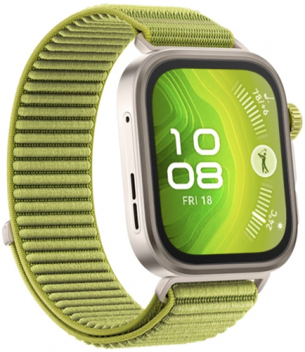 Смарт-часы HUAWEI WATCH FIT 4 Pro Green Nylon Strap (Seiya-B29W) фото 6