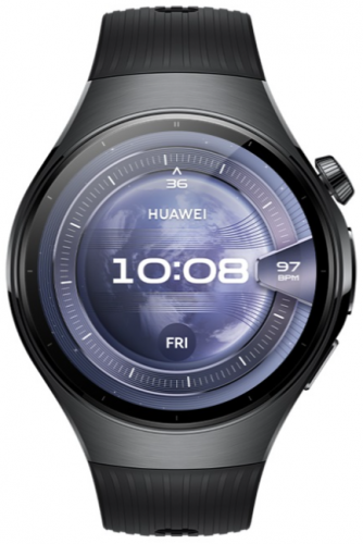 Смарт-часы HUAWEI WATCH 5 46mm Black Fluoroelastomer Strap (Rates-L19F) фото 2