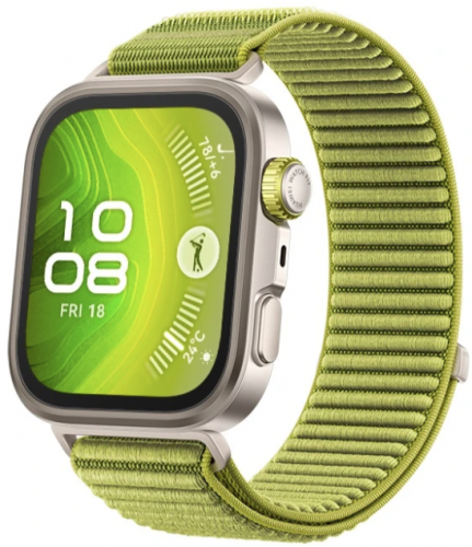 Смарт-часы HUAWEI WATCH FIT 4 Pro Green Nylon Strap (Seiya-B29W)