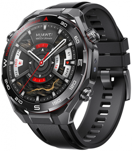Смарт-часы HUAWEI WATCH Ultimate 2 (March-B19) Fluoroelastomer Strah,Black