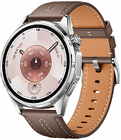 Смарт-часы HUAWEI WATCH GT 6 46mm Grey Aluminium Case, Grey Composite Leather Strap(Atum-B19L)